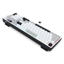 Redragon Aria Pro K527WGL Tri-Mode Ultra-Quiet Membrane RGB Keyboard with LCD Display & Knob Control