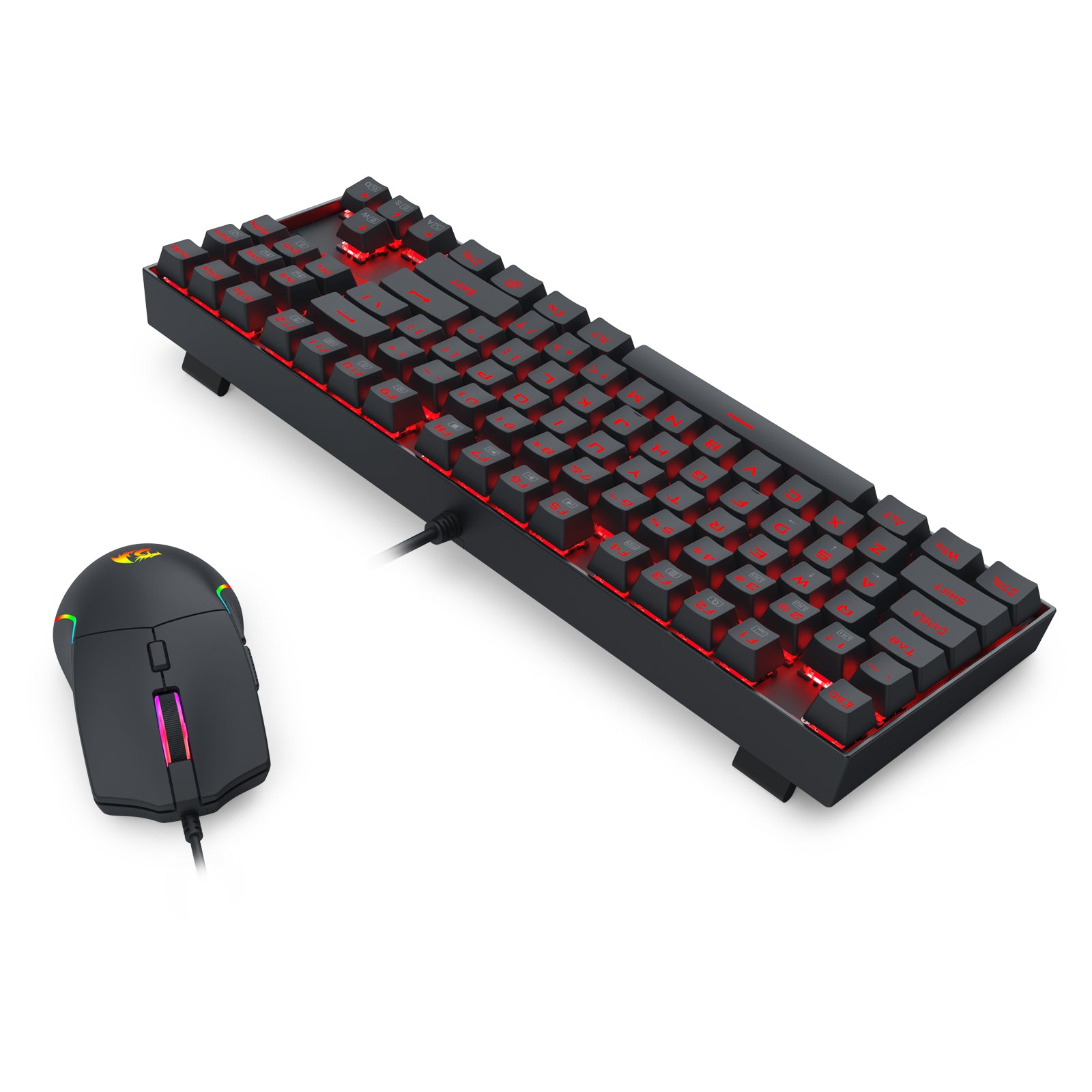 Redragon K552-BB-3 Keyboard/Headset/Mouse/Mouse Pad 4-in-1 Combo