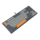 Redragon K611-GGO Bes Wired USB Mechanical Gaming Keyboard (RPC Linear Switch) (Grey/Orange)