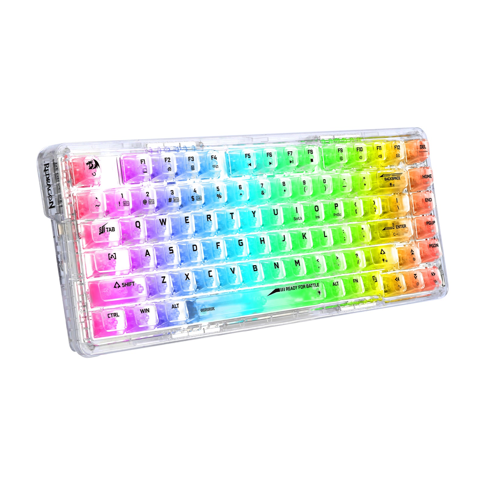 Redragon Elf Pro Wireless Crystal Mechanical Keyboard (K649CT-RGB-Pro)