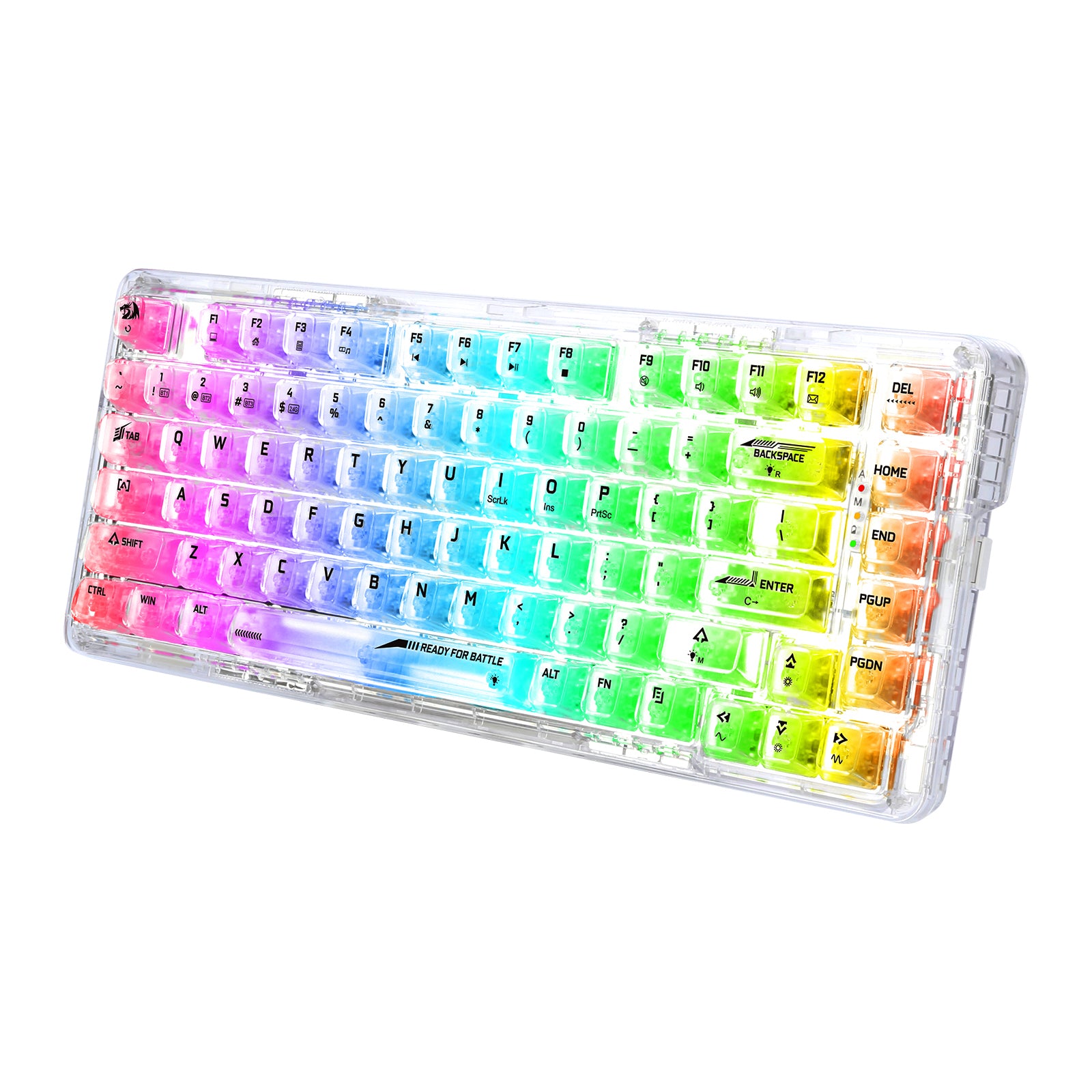 Redragon Elf Pro Wireless Crystal Mechanical Keyboard (K649CT-RGB-Pro)