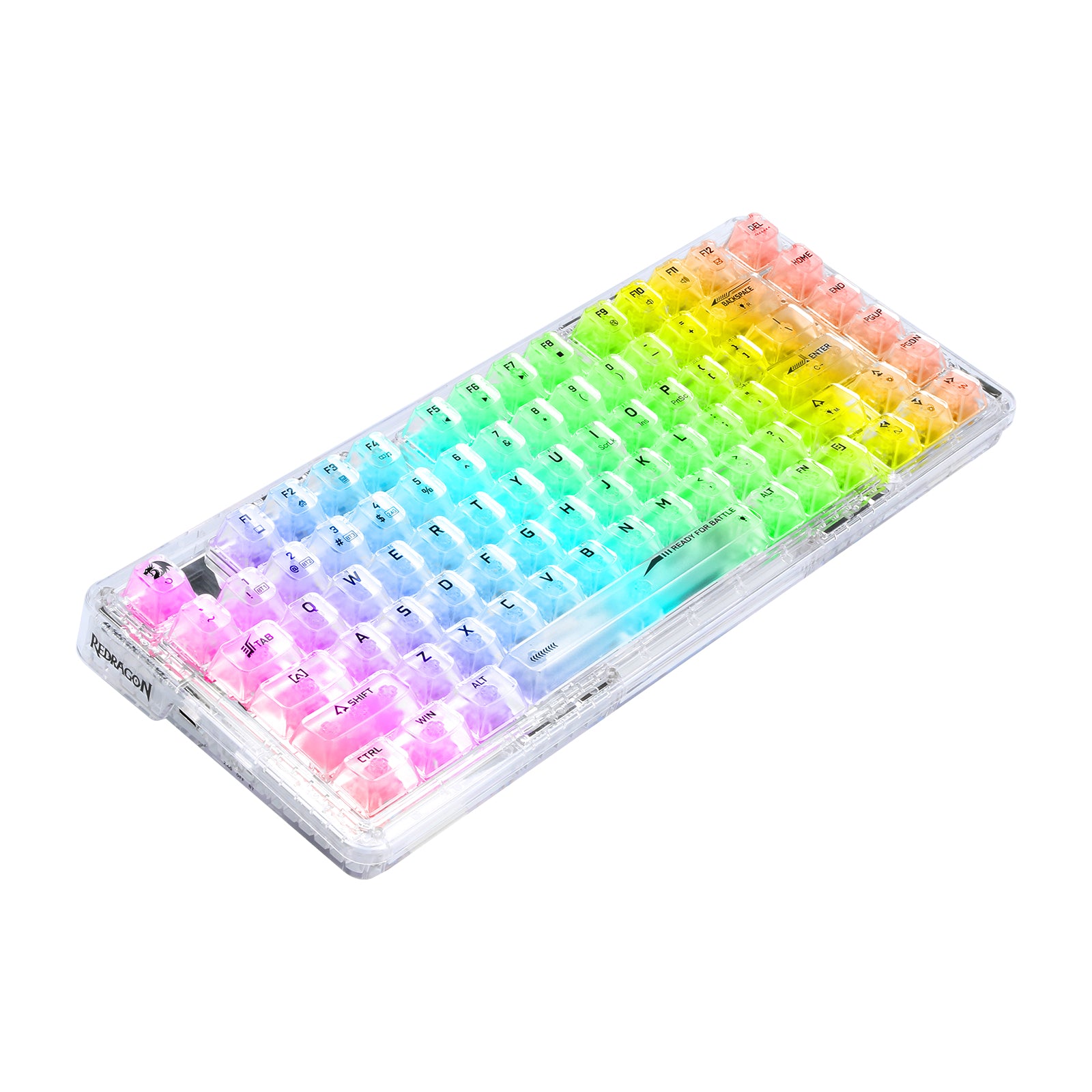 Redragon Elf Pro Wireless Crystal Mechanical Keyboard (K649CT-RGB-Pro)