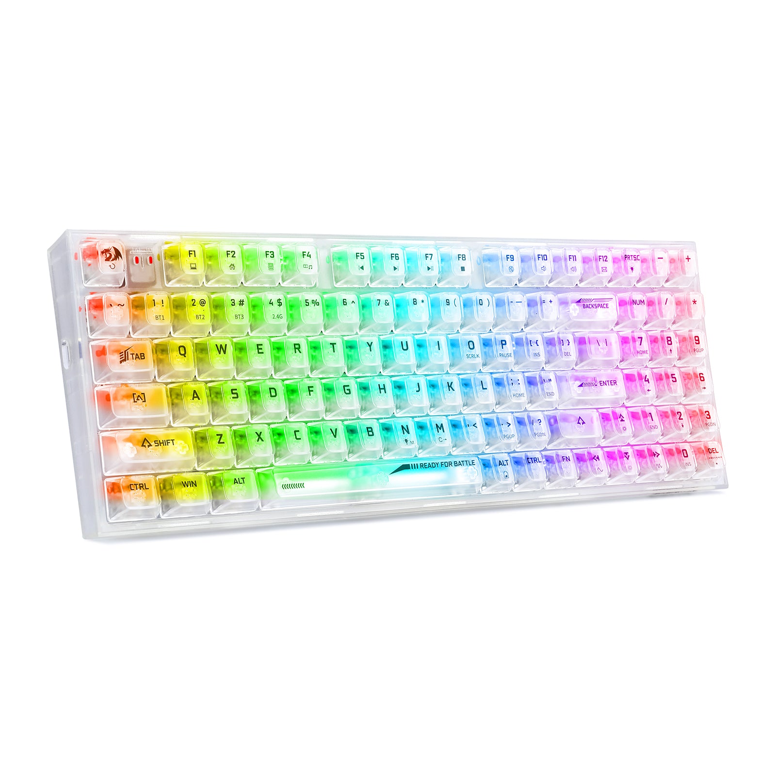 Redragon Irelia Pro K658 RGB Tri-Mode 94-Key Hot-Swappable Wireless Mechanical Keyboard
