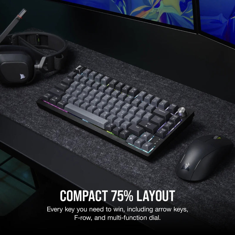 Corsair K65 Plus Wireless 75% RGB Mechanical Gaming Keyboard | Datablitz