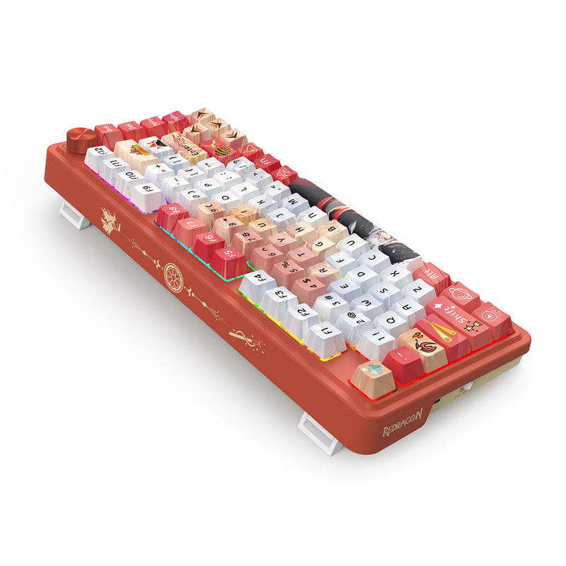 Redragon K673AK Ucal Pro Anime Ed. RGB Wireless 75% Hot-Swappable Gasket Mechanical Keyboard