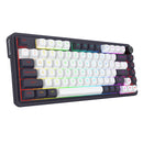Redragon K673WB Ucal Max RGB Wireless 75% Hot-Swappable Gasket Mechanical Keyboard with Knob (Mint Mambo Switch) (White/Black) (K673WB-RGB-MAX)