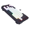 Redragon K673WB Ucal Max RGB Wireless 75% Hot-Swappable Gasket Mechanical Keyboard with Knob (Mint Mambo Switch) (White/Black) (K673WB-RGB-MAX)