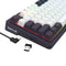 Redragon K673WB Ucal Max RGB Wireless 75% Hot-Swappable Gasket Mechanical Keyboard with Knob (Mint Mambo Switch) (White/Black) (K673WB-RGB-MAX)