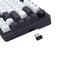 Redragon K673WB Ucal Max RGB Wireless 75% Hot-Swappable Gasket Mechanical Keyboard with Knob (Mint Mambo Switch) (White/Black) (K673WB-RGB-MAX)