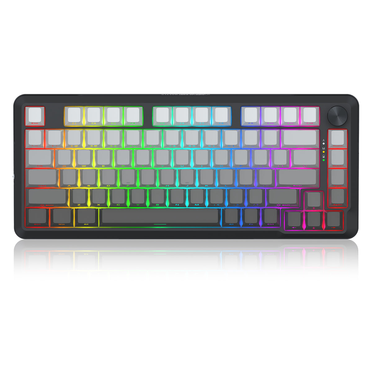 Redragon Cyrus Pro K681SP RGB Wireless 75% Hot-Swappable Gasket Mechanical Keyboard with Knob
