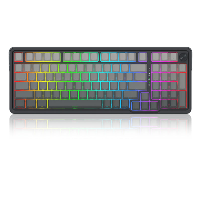Redragon Eisa Pro 3 Modes 98-Key Hot-Swappable RGB Mechanical Keyboard - Gradient Gray | DataBlitz