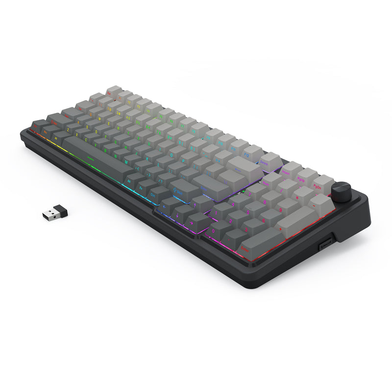 Redragon Eisa Pro 3 Modes 98-Key Hot-Swappable RGB Mechanical Keyboard - Gradient Gray | DataBlitz