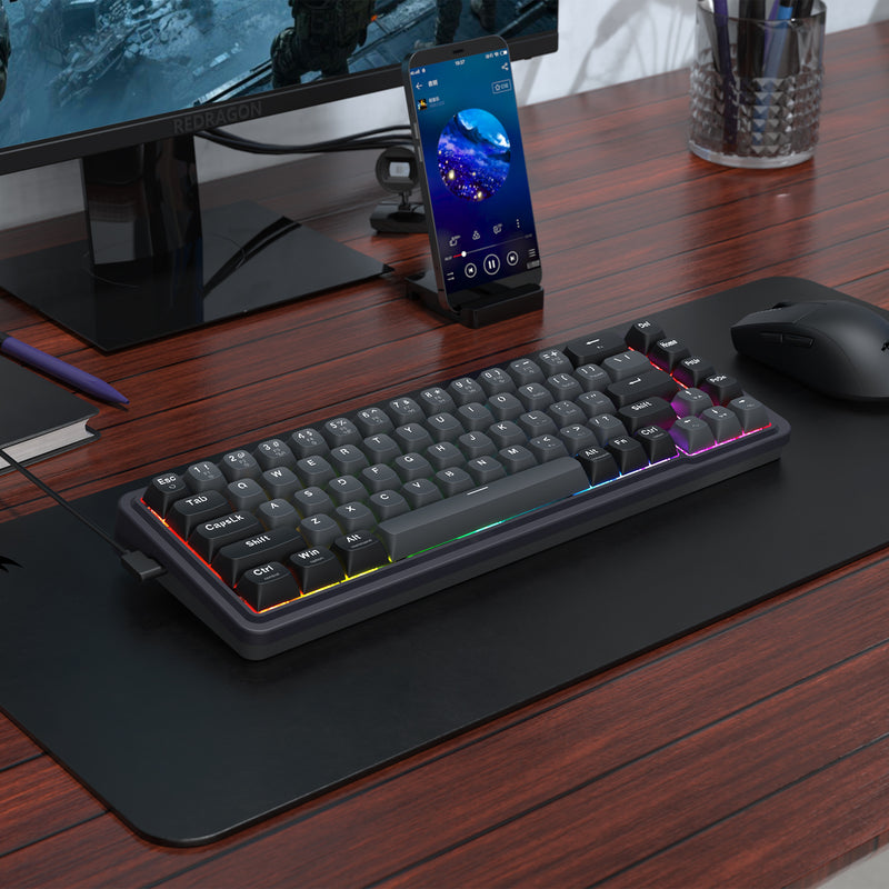 Redragon K709GB Nova Magnetic RGB Hot-Swappable Wired 65% Keyboard