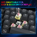 Redragon K709GB Nova Magnetic RGB Hot-Swappable Wired 65% Keyboard