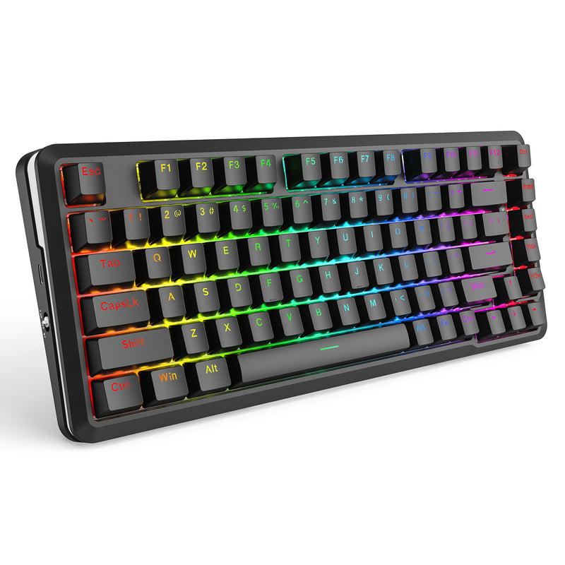 Redragon Stormrazor Pro RGB Tri-Mode Mechanical Gaming Keyboard (Black Red) (Dust Proof Red Switch) (K713-RGB-Pro)