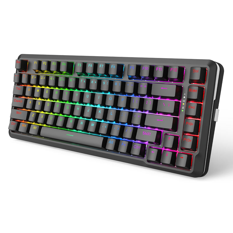 Redragon Stormrazor Pro RGB Tri-Mode Mechanical Gaming Keyboard (Black Red) (Dust Proof Red Switch) (K713-RGB-Pro)