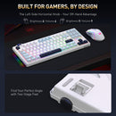 Redragon Cyclone Pro K716 RGB Hot-Swappable Gasket Mounted TKL Horizontal Knob Mechanical Keyboard