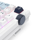 Redragon Cyclone Pro K716 RGB Hot-Swappable Gasket Mounted TKL Horizontal Knob Mechanical Keyboard