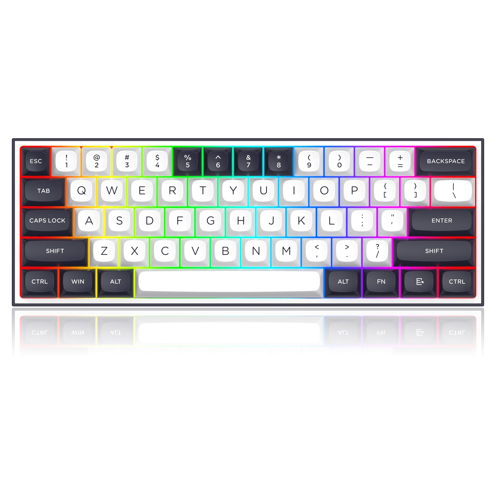 Redragon K717 Alcor QMK Tri-Mode RGB 60% Mechanical Gaming Keyboard