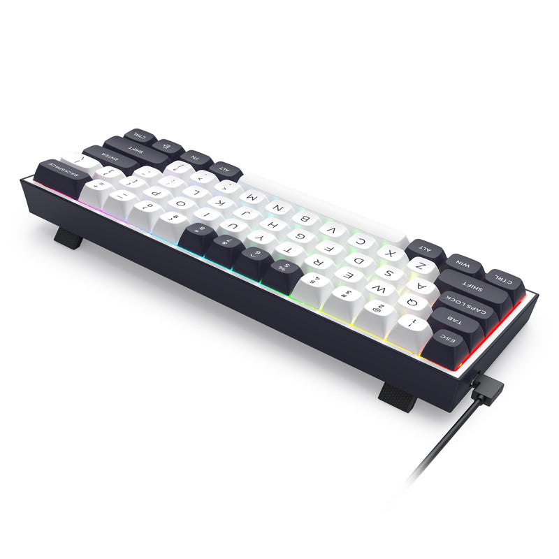 Redragon K717 Alcor QMK Tri-Mode RGB 60% Mechanical Gaming Keyboard