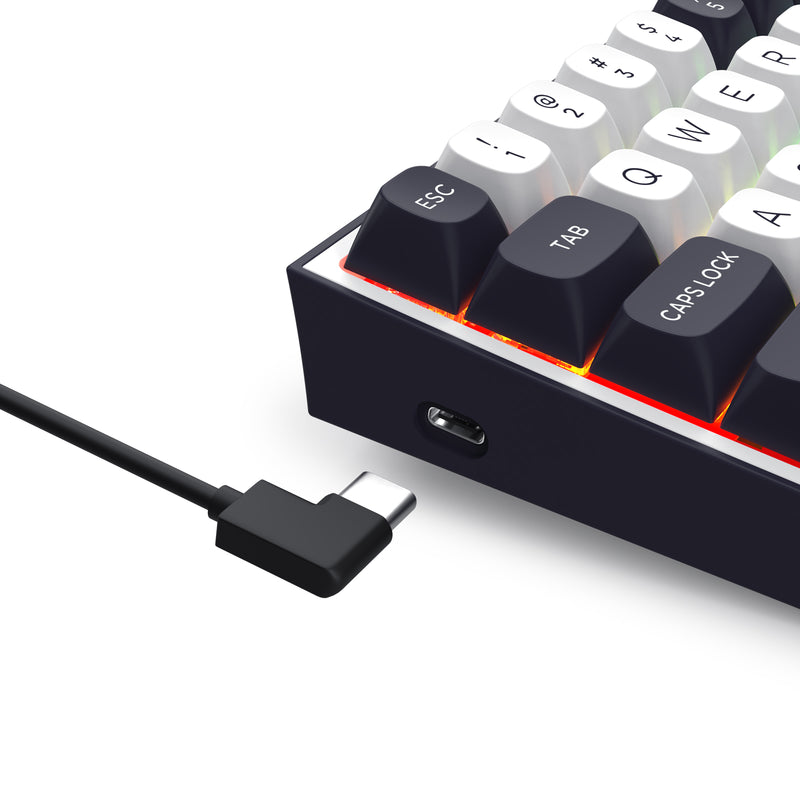 Redragon K717 Alcor QMK Tri-Mode RGB 60% Mechanical Gaming Keyboard