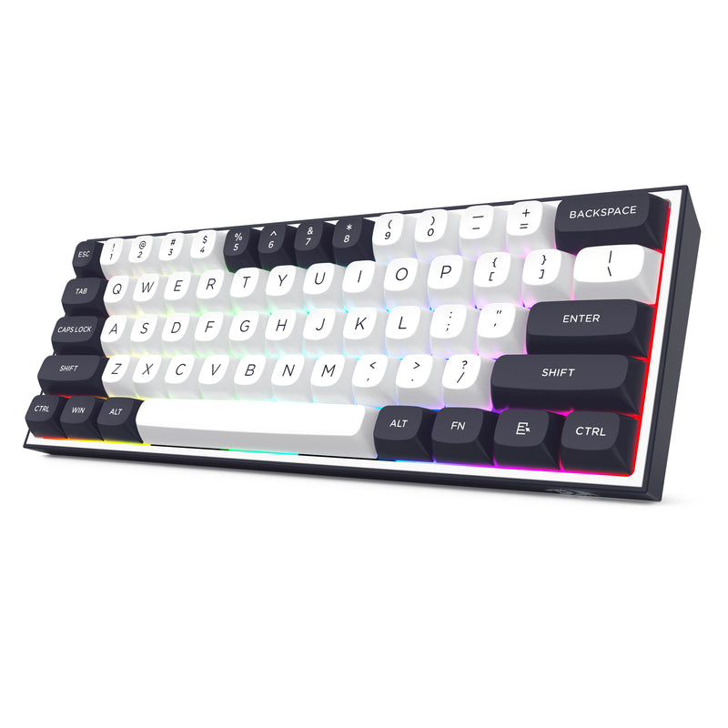 Redragon K717 Alcor QMK Tri-Mode RGB 60% Mechanical Gaming Keyboard