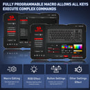 Redragon Galatin Pro K719 RGB Tri-Mode with LCD Screen Gasket Mounted Mechanical Keyboard