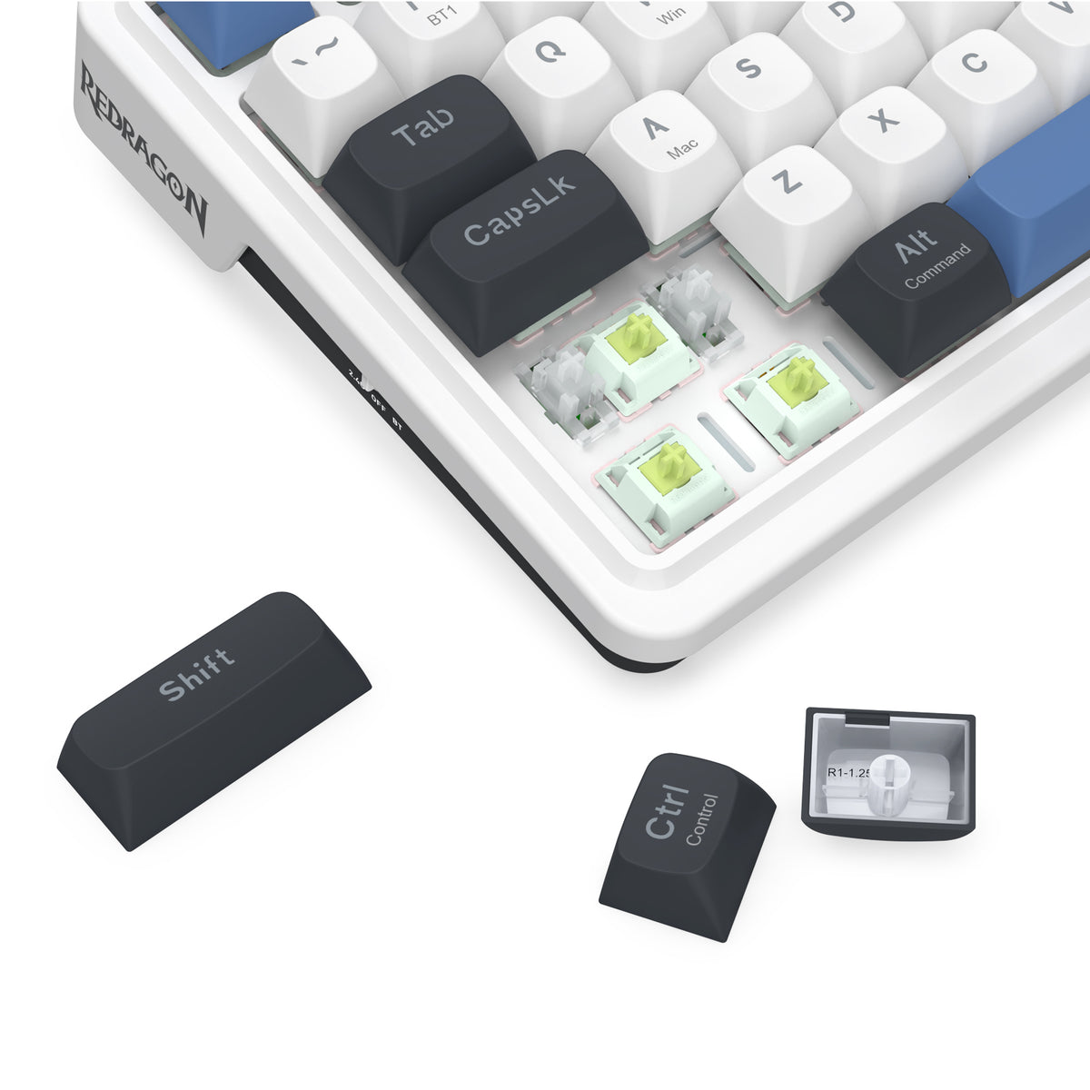 Redragon Galatin Pro K719 RGB Tri-Mode with LCD Screen Gasket Mounted Mechanical Keyboard