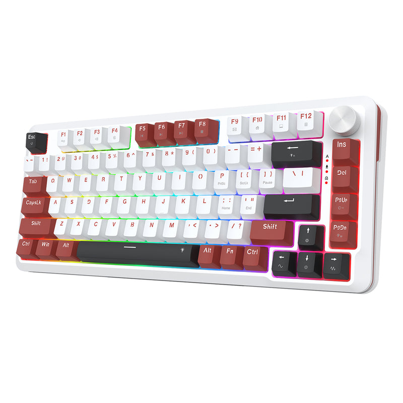 Redragon Stormhunter Wired 81+1 Keys Rapid Trigger Mechanical Magnetic Switch Keyboard (White)