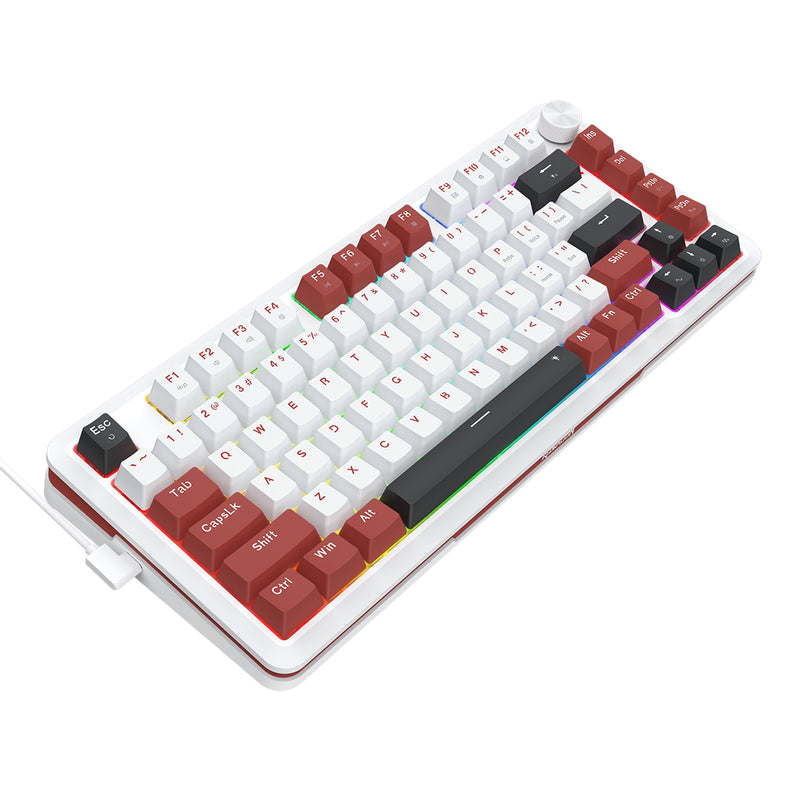 Redragon Stormhunter Wired 81+1 Keys Rapid Trigger Mechanical Magnetic Switch Keyboard (White)