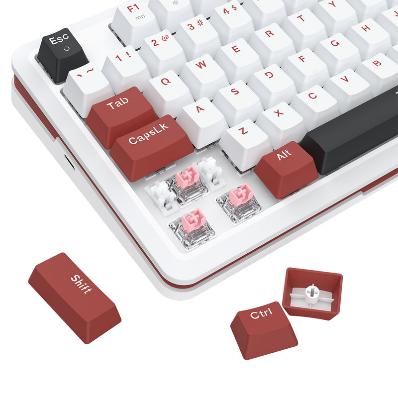 Redragon Stormhunter Wired 81+1 Keys Rapid Trigger Mechanical Magnetic Switch Keyboard (White)