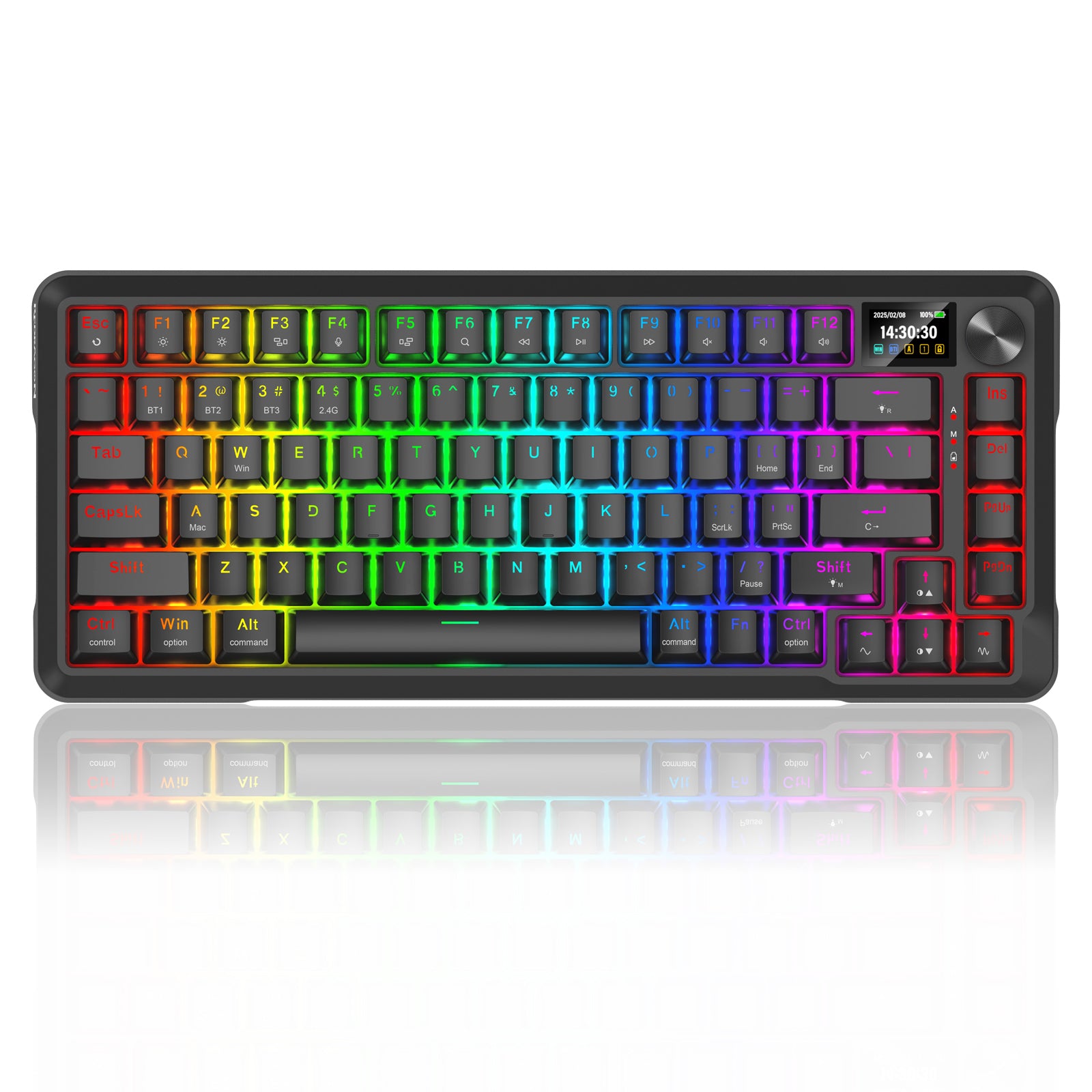 Redragon Behemoth K724-RGB-PRO Mechanical Keyboard with LCD Screen