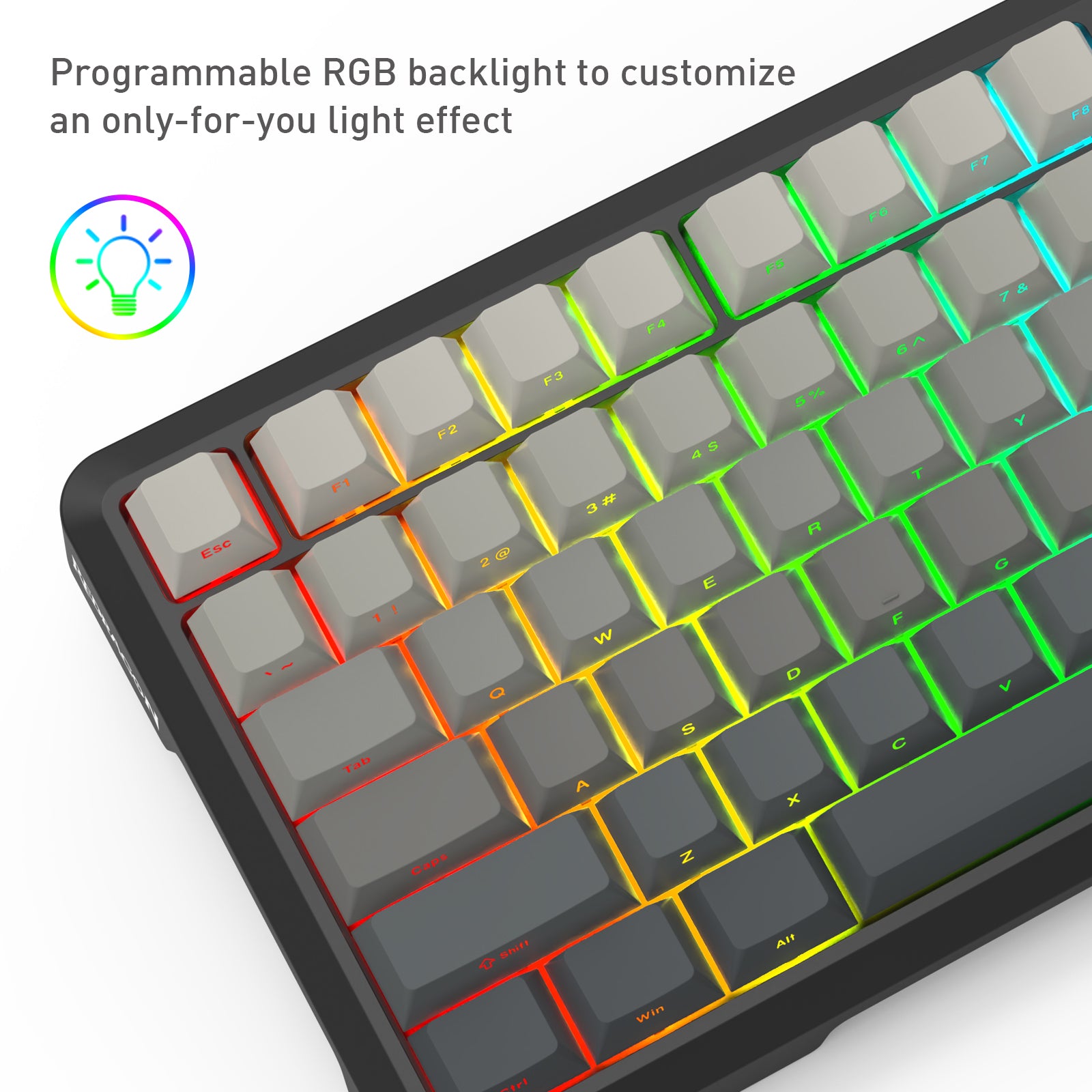 Redragon Behemoth K724SP-RGB-PRO Mechanical Keyboard with LCD Screen