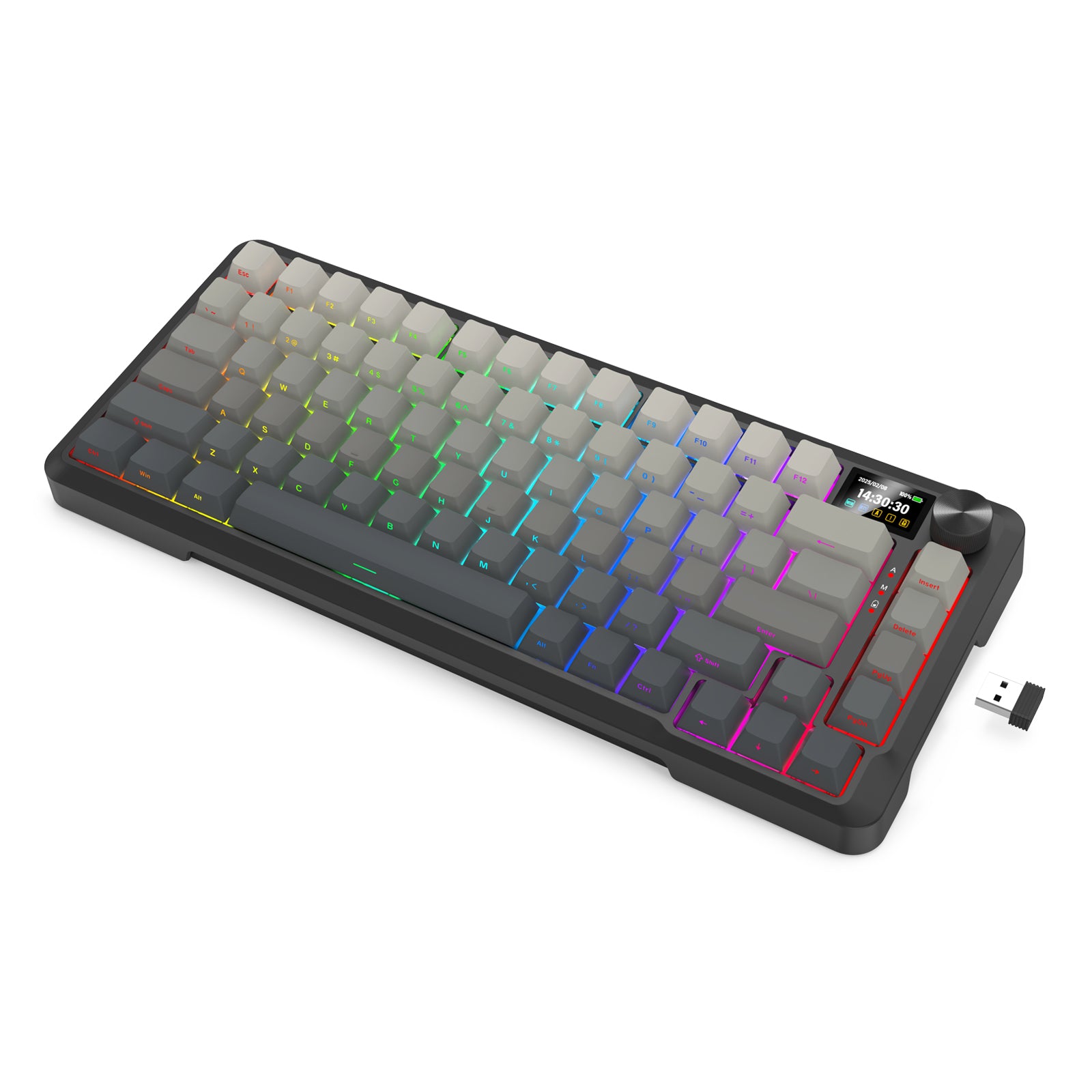 Redragon Behemoth K724SP-RGB-PRO Mechanical Keyboard with LCD Screen