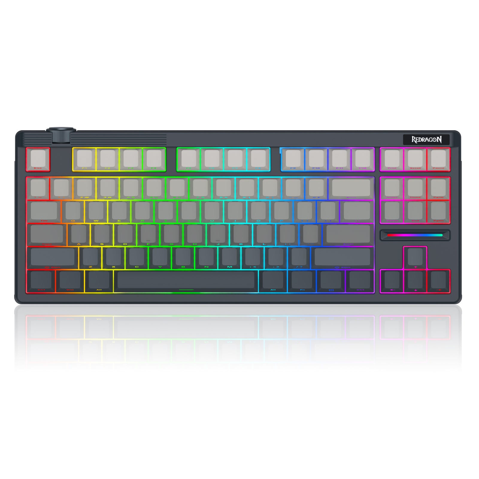 Redragon OTIIM PRO 3-Modes Connectivity 87 Keys Gasket Mechanical Keyboard