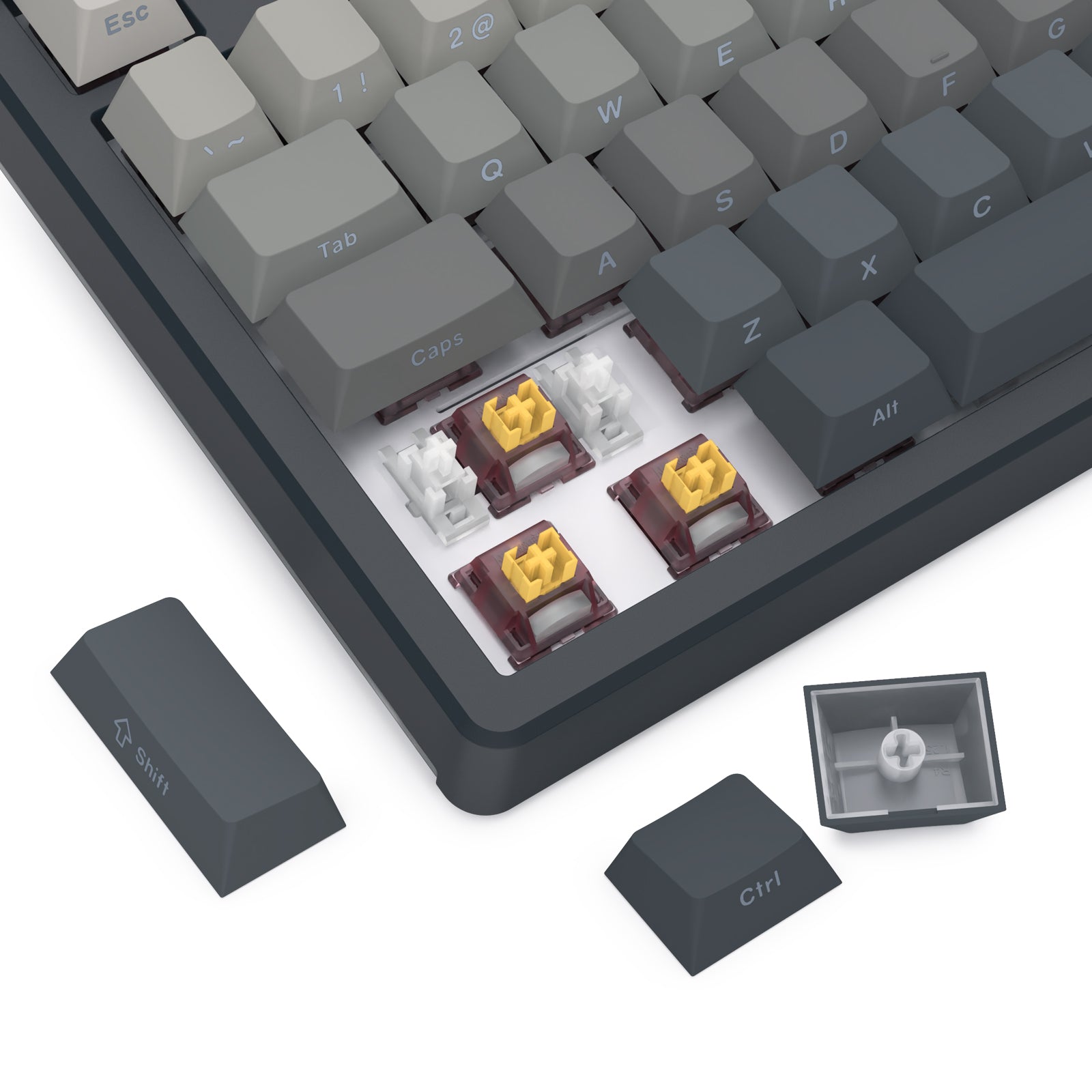 Redragon OTIIM PRO 3-Modes Connectivity 87 Keys Gasket Mechanical Keyboard