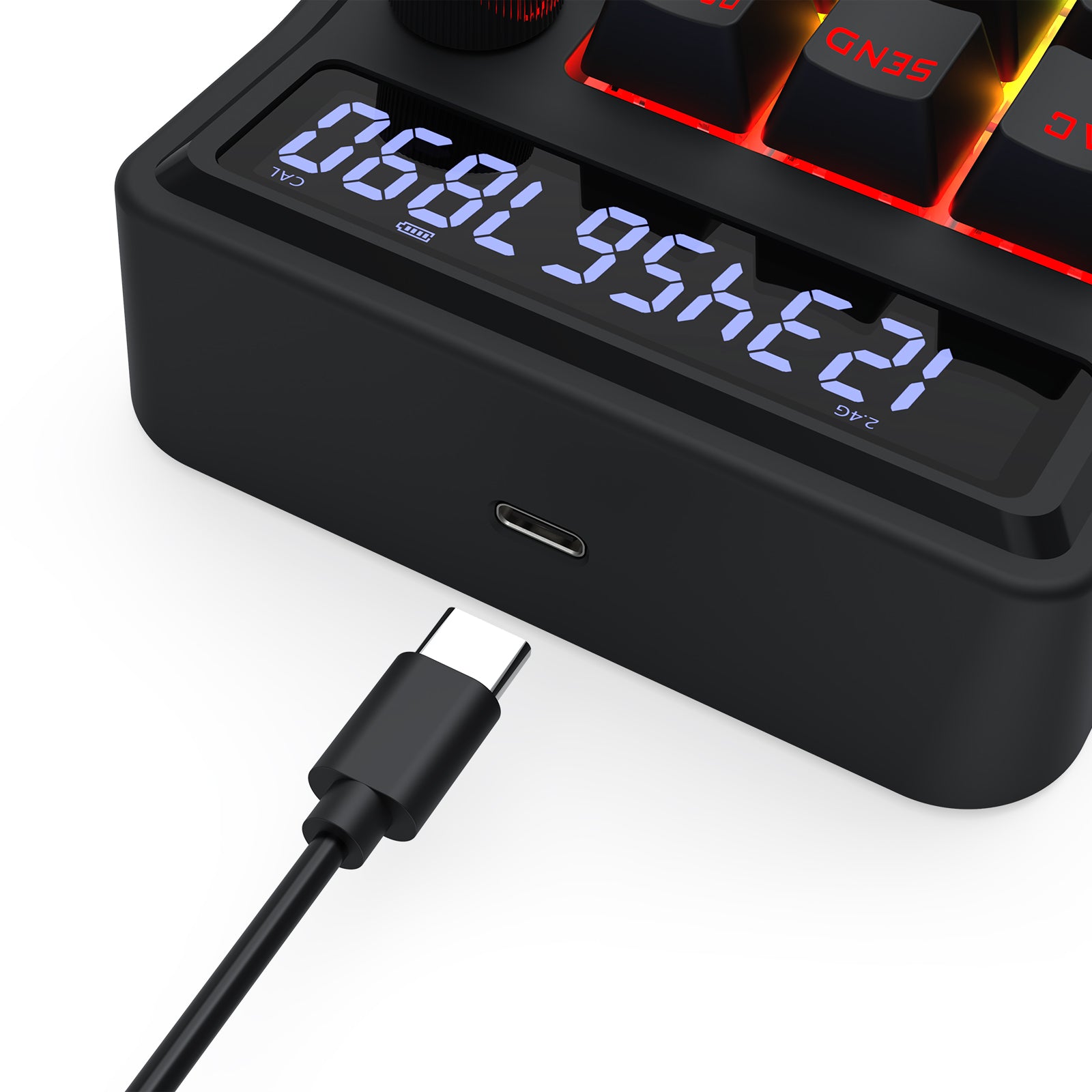 Redragon Cove Wireless K733 RGB Hot-Swappable Gasket Mounted Digital Mechanical Numpad 