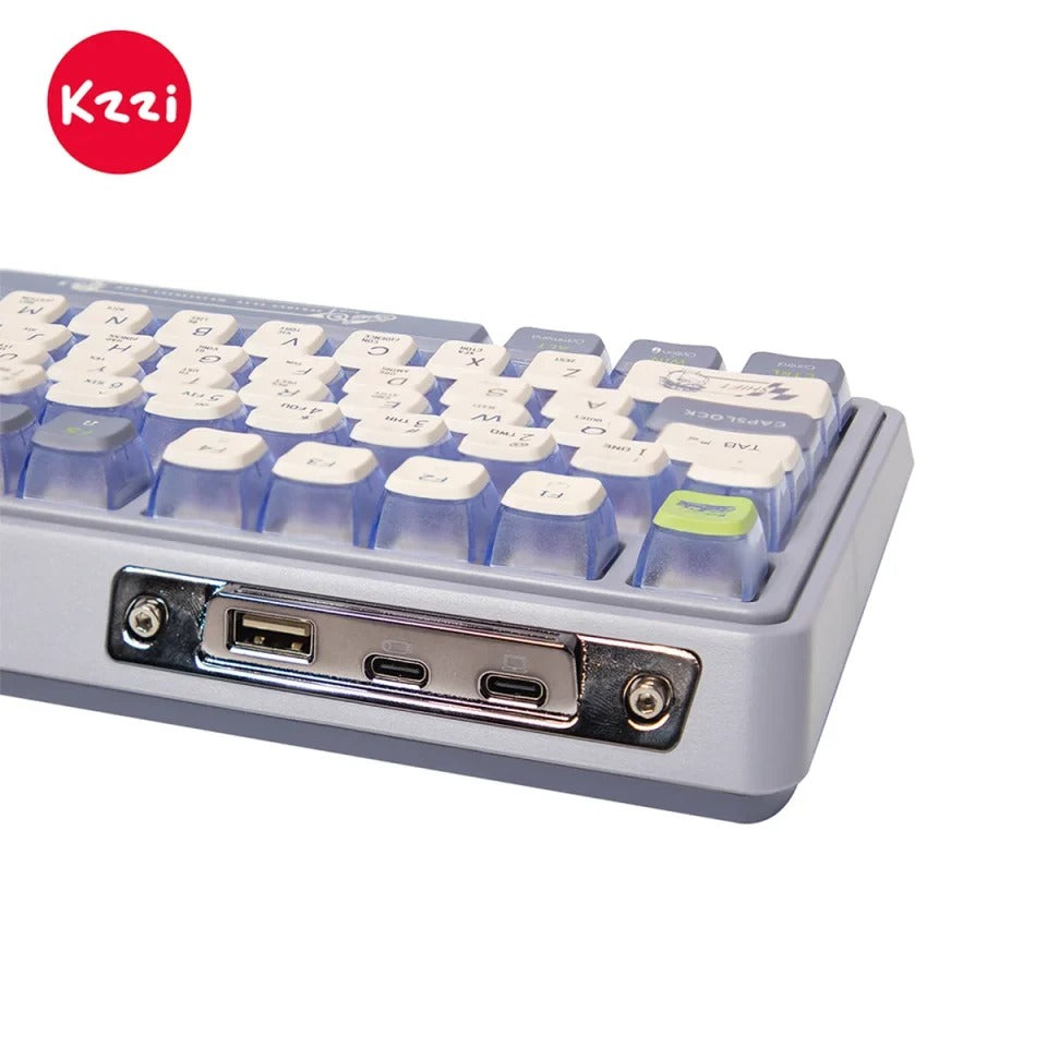 KZZI K75 Pro Tri-Mode RGB 82 Keys Hot-Swappable Mechanical