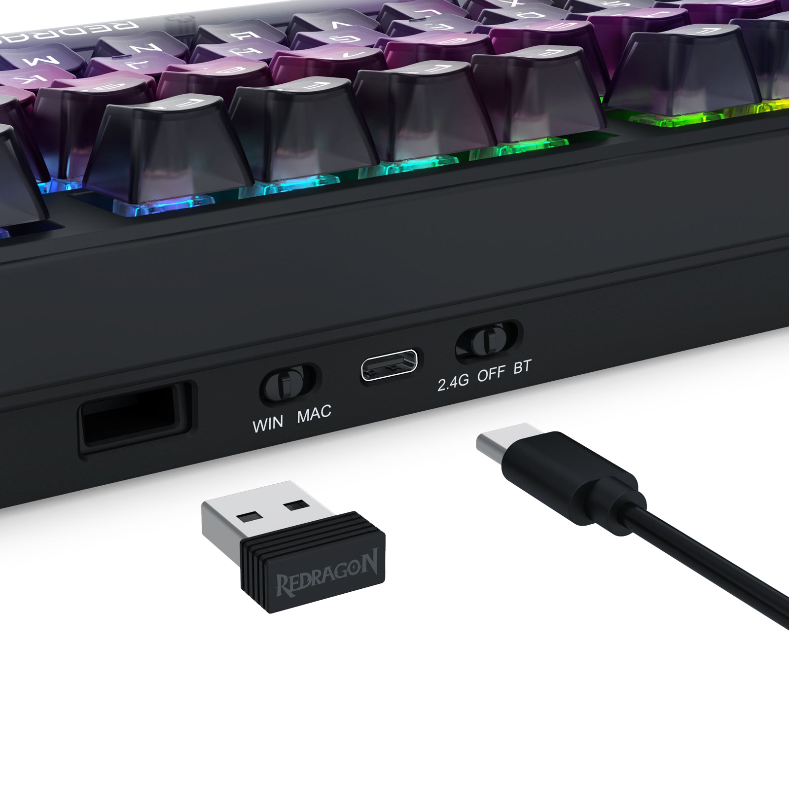 Redragon Bartlett Magnetic Tri-Mode Wireless Aluminum HE Magnetic Swicth Keyboard