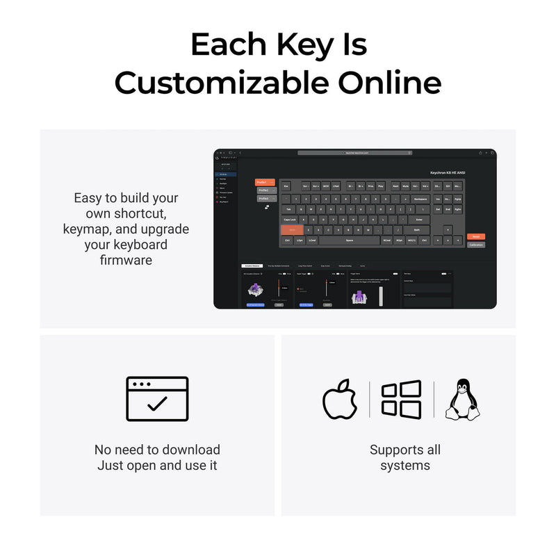 Keychron K8 HE Special Ed. TKL Wireless Magnetic Switch Custom Keyboard