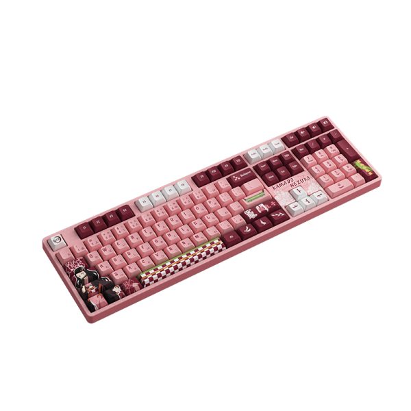 Akko Demon Slayer Nezuko 5108B Plus Multi-Modes RGB Hot-Swappable Mechanical Keyboard 