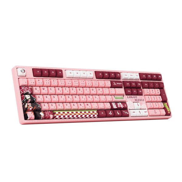 Akko Demon Slayer Nezuko 5108B Plus Multi-Modes RGB Hot-Swappable Mechanical Keyboard 