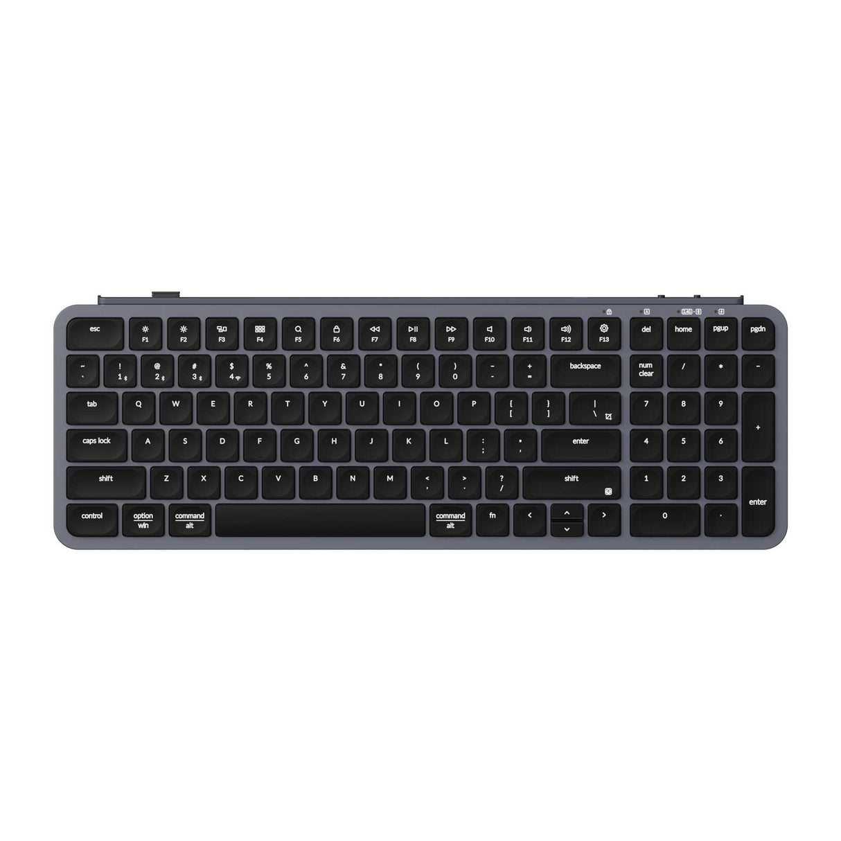 Keychron B2 Pro Ultra-Slim 2.4G 96% Wireless Keyboard (Space Grey) (B2P-K1)