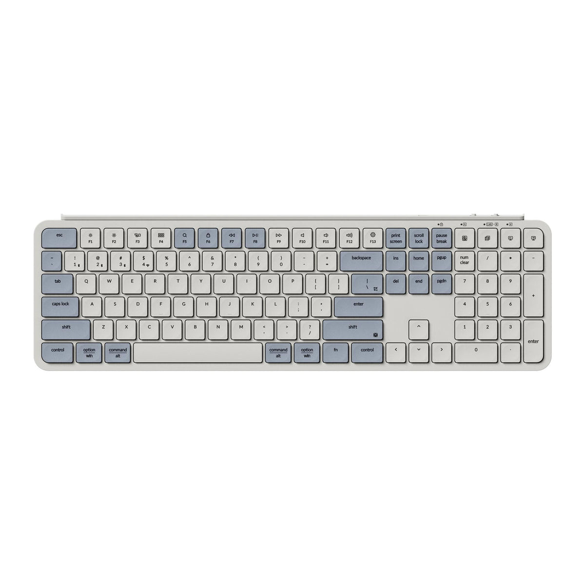 Keychron B6 Pro Ultra-Slim Compact Wireless Mechanical Keyboard (Retro Blue) (B6P-K11)