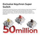 Keychron C3 Pro 8K QMK RGB Hot-Swappable 80% TKL Wired Custom Mechanical Keyboard