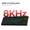 Keychron C3 Pro 8K QMK RGB Hot-Swappable 80% TKL Wired Custom Mechanical Keyboard