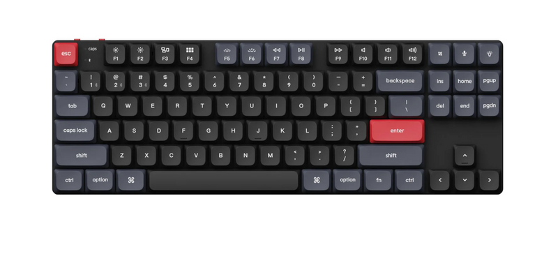 Keychron K1 Pro QMK/VIA Wireless Keyboard (Red Switch)   (K1P-B1)