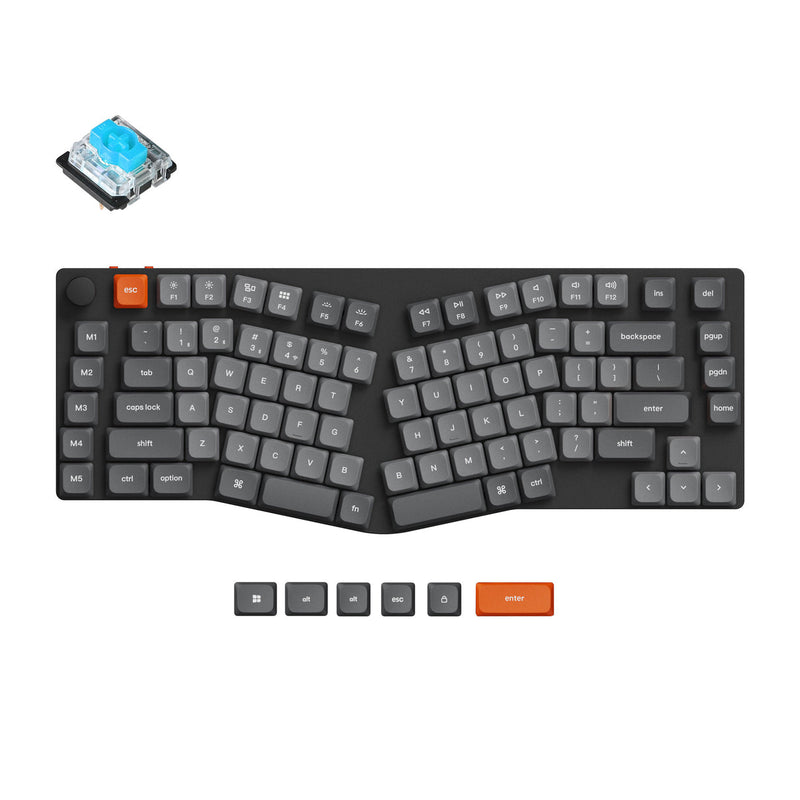 Keychron K15 Max QMK RGB Hot-Swappable 75% Alice Wireless Custom Mechanical Keyboard