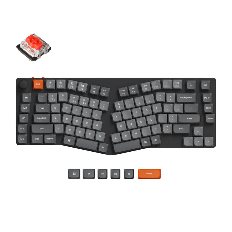 Keychron K15 Max QMK RGB Hot-Swappable 75% Alice Wireless Custom Mechanical Keyboard