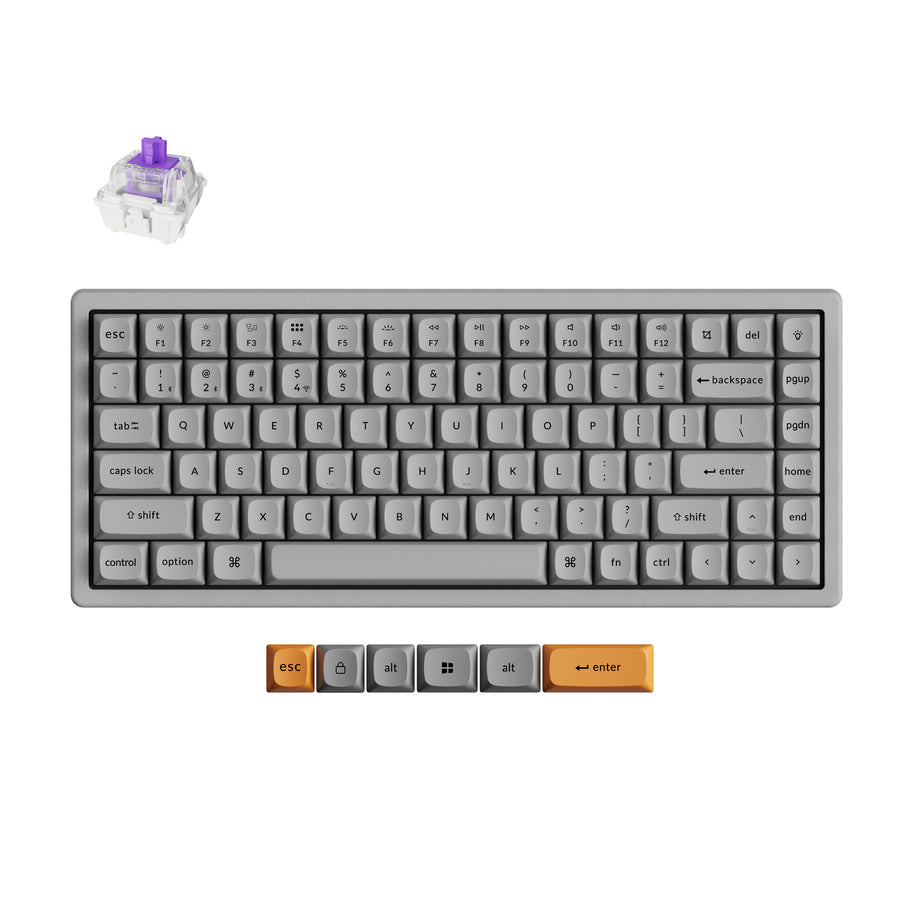 Keychron K2 HE 75% Wireless Hot-Swappable RGB Magnetic Switch Custom Keyboard
